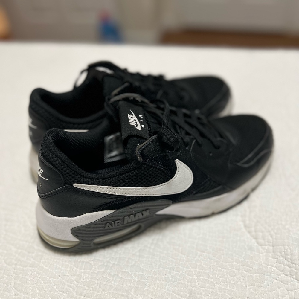 Nike Black and White Air Max Shoes